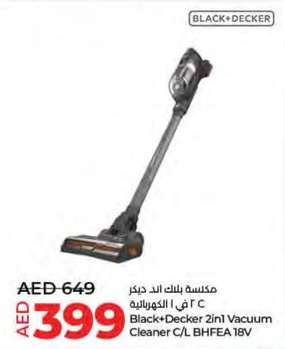 Black+Decker 2in1 Vacuum Cleaner C/L BHFEA 18V