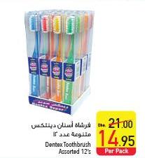 Dentex Toothbrush Assorted 12's