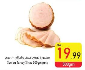 Seniora Turkey Slices 500gm pack