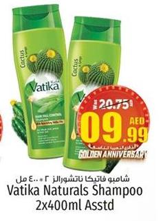 Vatika Naturals Shampoo 2x400ml asstd