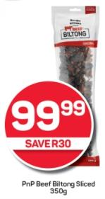 PnP Beef Biltong Sliced 350g