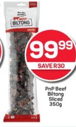 PnP Beef Biltong Sliced 350g