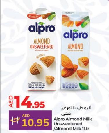 Alpro Almond Milk Unsweetened 1L