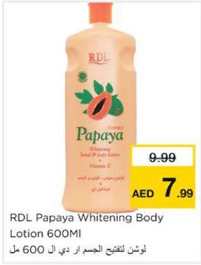 RDL Papaya Whitening Body Lotion