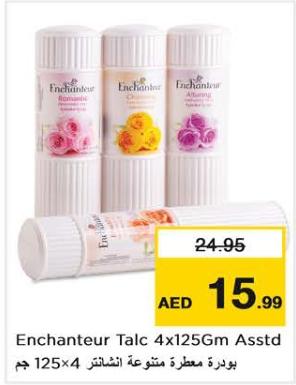 Enchantuer Talc 4x125Gm Assorted