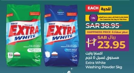 Extra White Washing Powder 5 kg