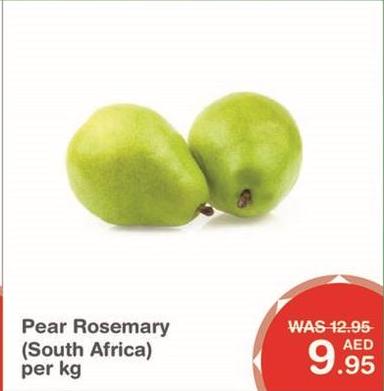 Pear Rosemary (South Africa)