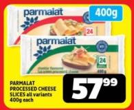 PARMALAT PROCESSED CHEESE SLICES all variants 400g each