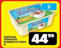 DAIRYMAID FARMHOUSE RAINBOW ICE CREAM 2L