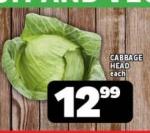 CABBAGE HEAD each