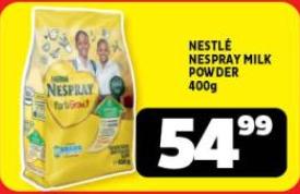 NESTLÉ NESPRAY MILK POWDER 400g