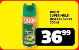 Doom Super Multi Insects Spray 300ml