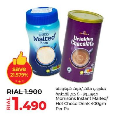 Morrisons Instant Malted/Hot Choco Drink 400gm