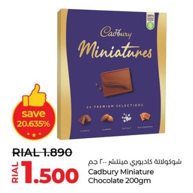 Cadbury Miniature Chocolate 200 gm