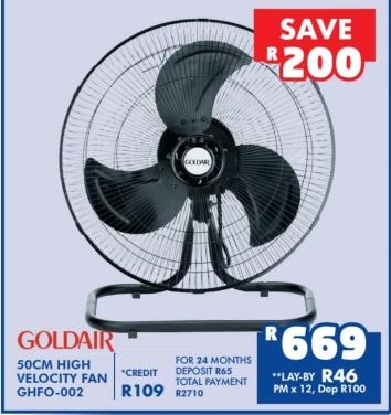 50cm High Velocity Fan