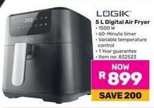 Logik 5 L Digital Air Fryer