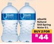 aQuelle Natural Still Spring Water 5L