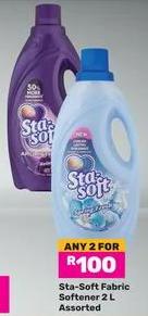 Any 2 Sta-Soft Fabric Softener 2 L Assorted