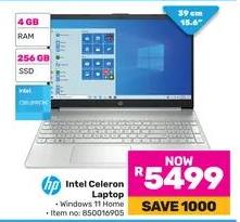 HP Intel Celeron Laptop with Windows 11 Home