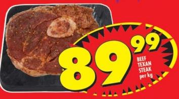 Beef Texan Steak Per Kg