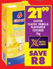 Clover Classic Vanilla Flavoured Custard 1 kg