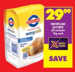 Snowflake Easymix All Variants 1kg Each