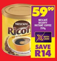 NESCAFÉ Ricoffy Instant Coffee 250g