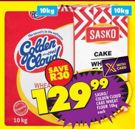 SASKO/ GOLDEN CLOUD CAKE WHEAT FLOUR 10kg