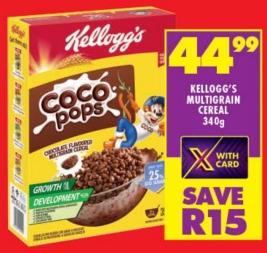 Kellogg's Multigrain Cereal 340g