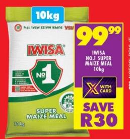 IWISA NO.1 SUPER MAIZE MEAL 10kg