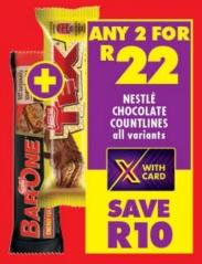 NESTLÉ CHOCOLATE COUNTLINES all variants Any 2