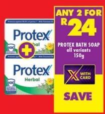 PROTEX BATH SOAP all variants 150g Any 2