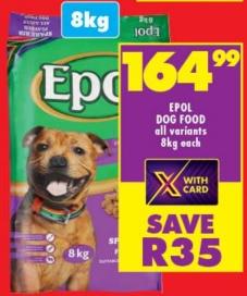 EPOL DOG FOOD all variants 8kg each