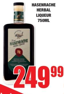 HASENRACHE HERBAL LIQUEUR 750 ml 