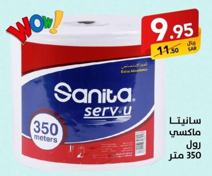 Sanita Serv-u Maxi Household Paper Roll 350 mtr 