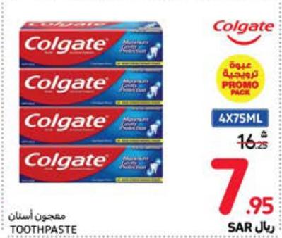 Colgate Toothpaste 4X75ML