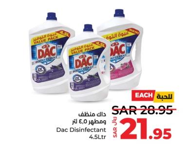 Dac Disinfectant 4.5 LTR