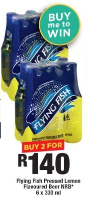 Flying Fish Pressed Lemon Flavoured Beer NRB 6x330ml