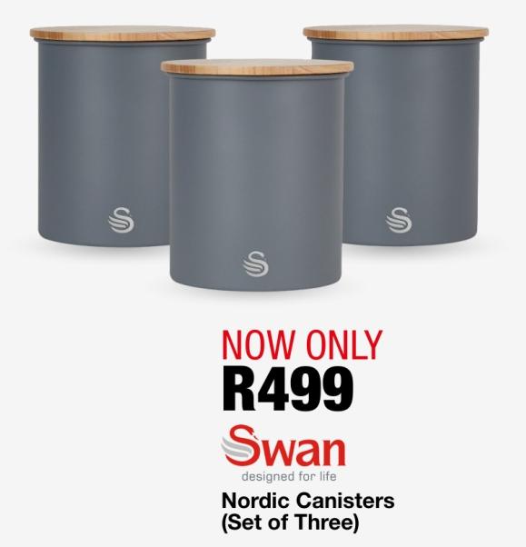 Swan Nordic Canisters Set Of three