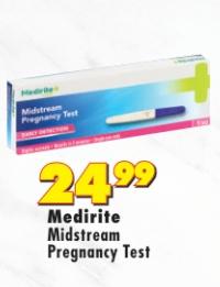 Medirite Midstream Pregnancy Test