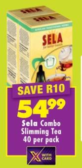 Sela Combo Slimming Tea 40 Per Pack