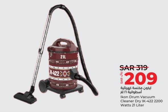 Ikon Drum Vacuum Cleaner Dry IK-422 2200 Watts 21 Liter