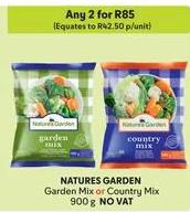 NATURE'S GARDEN Garden Mix or Country Mix 900g No Vat Any 2