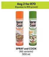 Spray and Cook (All variants) 300ml Any 2