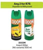 DOOM Insect Killer (All variants) 300 ml Any 2