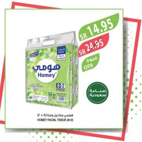 Homey Facial Tissue (8+2) Value Pack