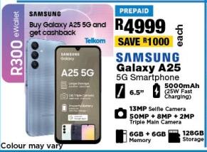 Samsung Galaxy A25 5G Smartphone