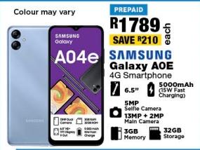 Samsung Galaxy A04e 4G Smartphone