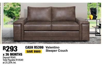 Valentino Sleeper Couch