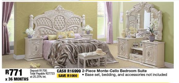 2-Piece Monte-Cello Bedroom Suite